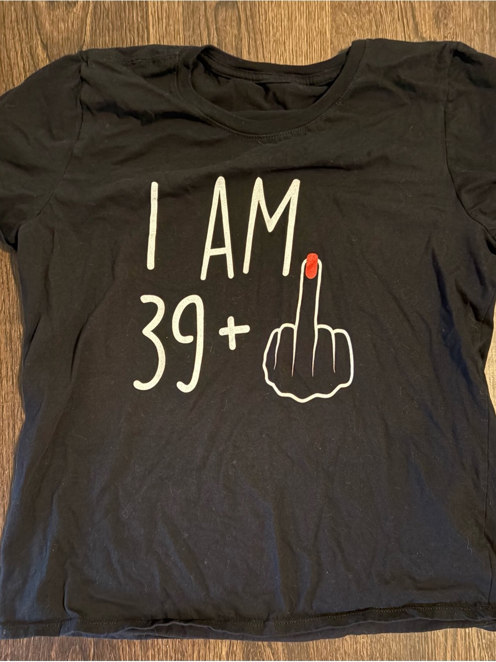 Black Women’s I am 40 Tee